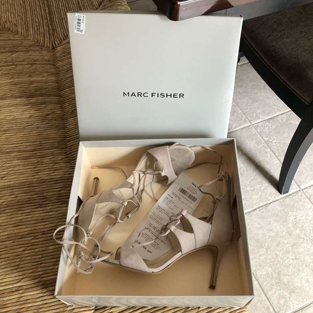 MARC FISHER Lace Up Heels